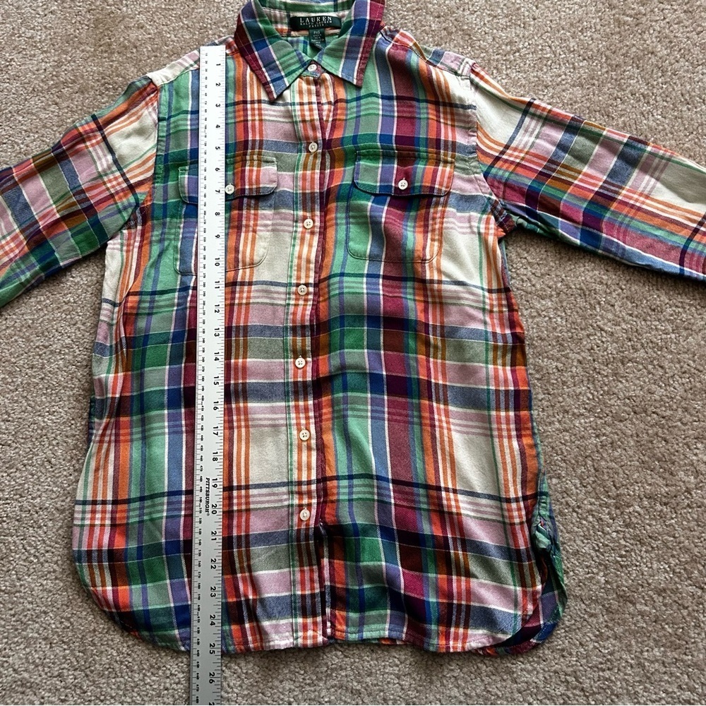 Ralph Lauren Plaid Button Down Shirt - Picture 8 of 9